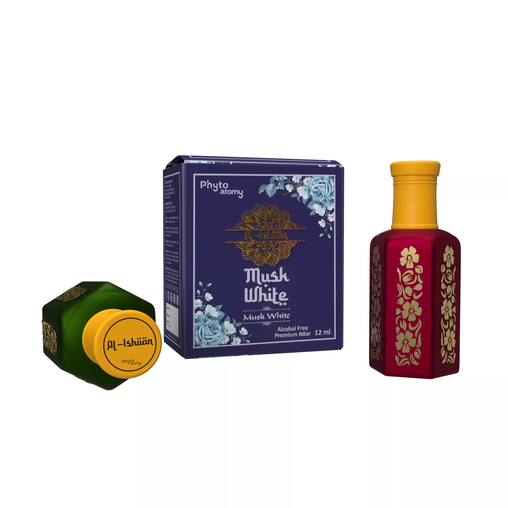 RBV B2B Al Ishan Musk White Attar (12ml)-18 Pcs.